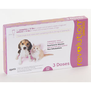 Revolution Canine 0-5 lbs - (Prescription only)